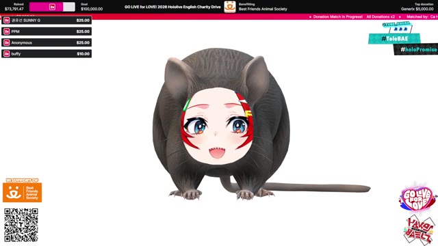 ≪UNARCHIVED KARAOKE≫ oh sh＊t ... a rat #GOLIVEforLOVE thumbnail