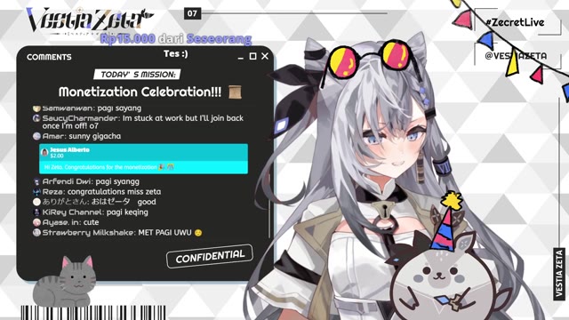 An Agent's Monetization Celebration!!!!!【Vestia Zeta _ Hololive Indonesia 3rd Gen】 thumbnail