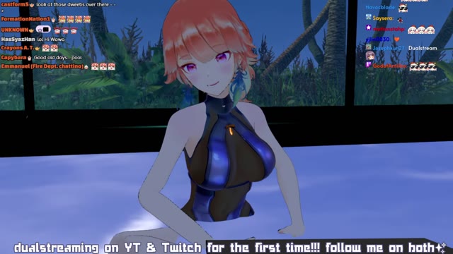 【KARAOKE】unarchived swimsuit singing with an announcement🎶#kfp #キアライブ thumbnail